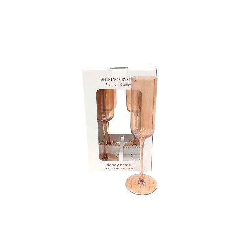 DANNYHOME GLASS CUP SET 200ML 4PCS