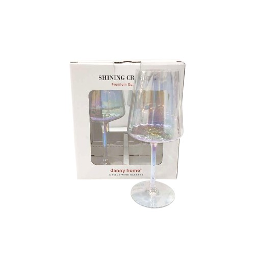 DANNYHOME GLASS CUP SET 400ML 4PCS