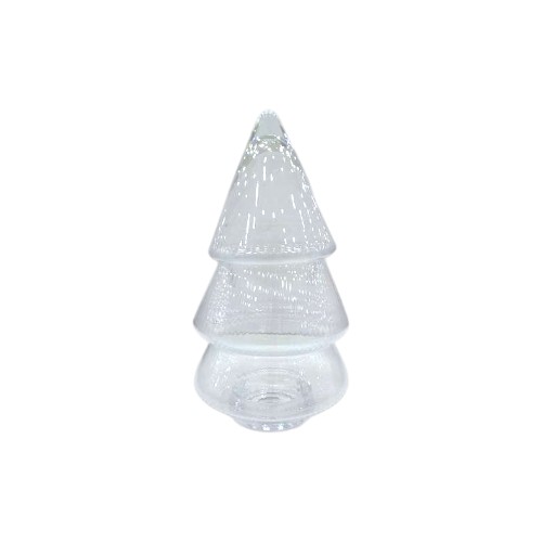DANNYHOME GLASS STORAGE JAR 10.4X19.5X16CM