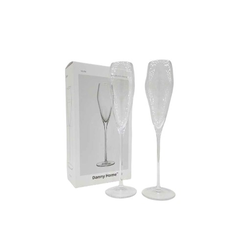 DANNYHOME GLASS CUP SET OF 2 200ML