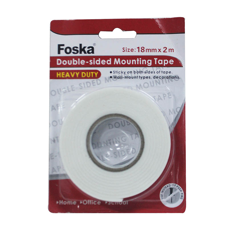 FOSKA DOUBLE-SIDE MOUNTAIN TAPE 18X2M