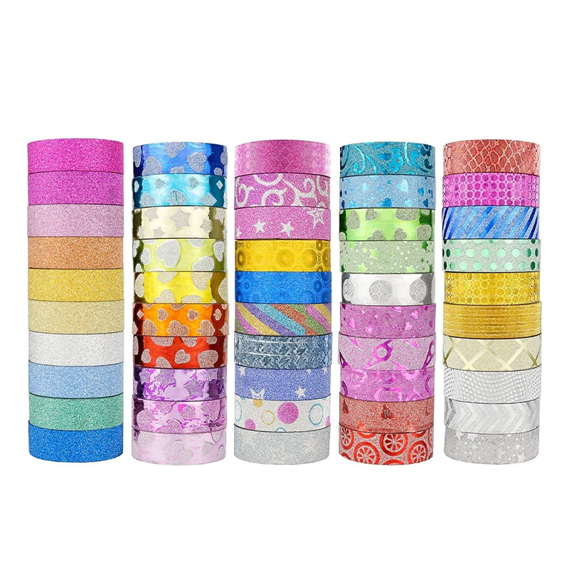 TAPE GLITTER FOSKA 15MMX3M 50PCS