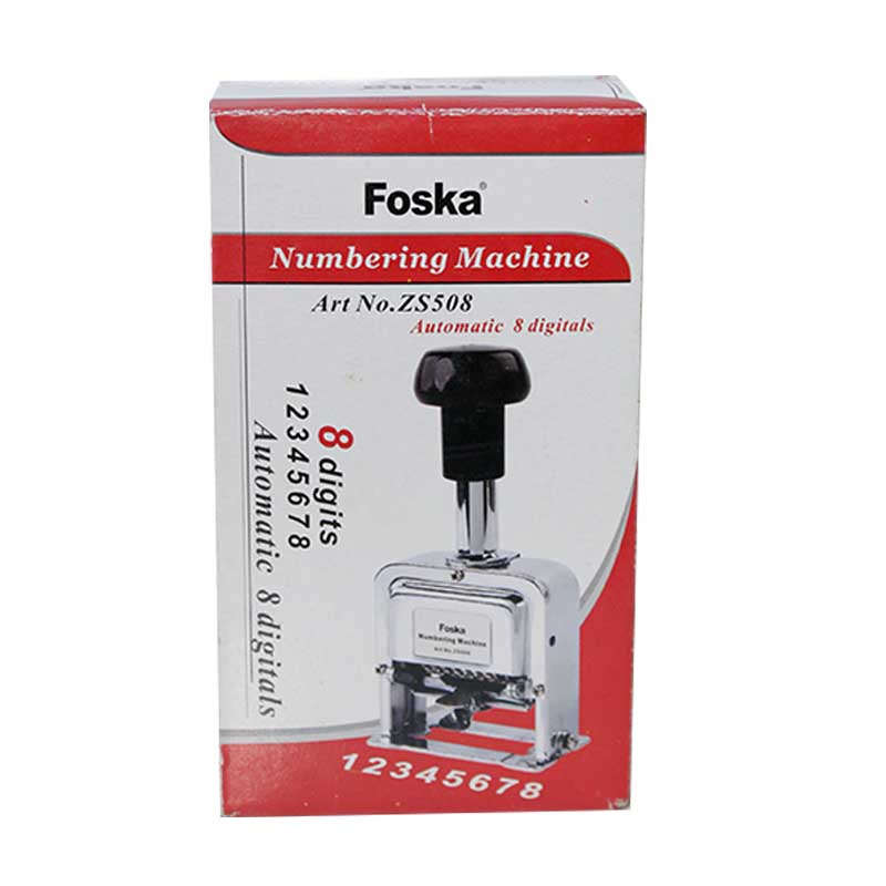 NUMBERING MACHINE FOSKA 8 DIGITS ZS508