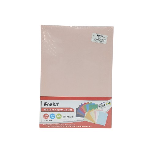 FOSKA MARBLE PINK PAPER COVER A4 210