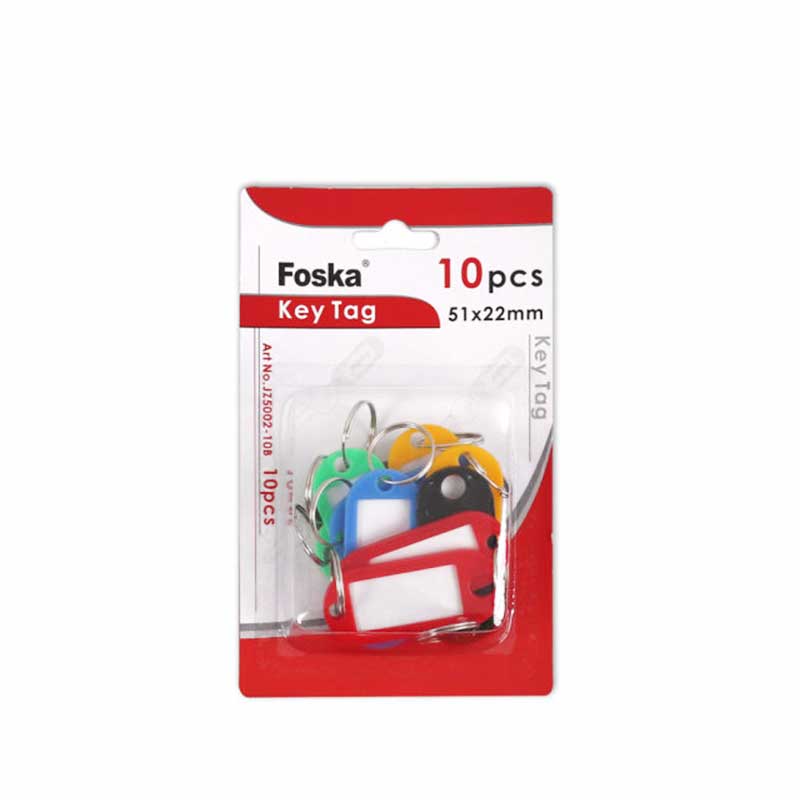 FOSKA KEY TAG HOLDER 10PCS JZ5002-10B