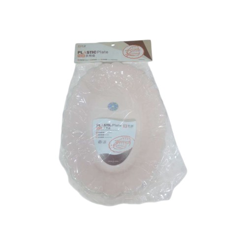 PLATE SERVING 6PCS 25X17CM OVAL PLASTIC 1460