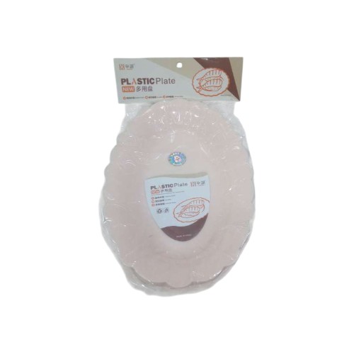 PLATE SERVING 6PCS 21X14CM OVAL PLASTIC 1461