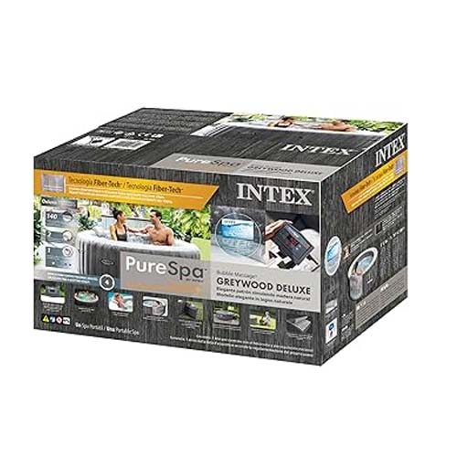 INTEX PURE SPA POOL 85IN 28IN GREYWOOD 28442BS