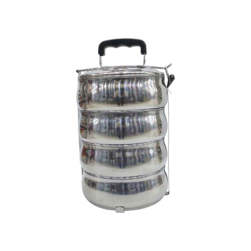 LUNCH BOX XY 4 LAYERS 18CM STAINLESS STEEL