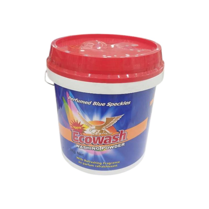 ECOWASH DETERGENT POWDER 3KG BUCKET