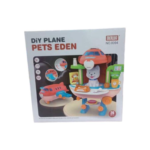 DANNYHOME DIY PLANE PET SET 26PCS