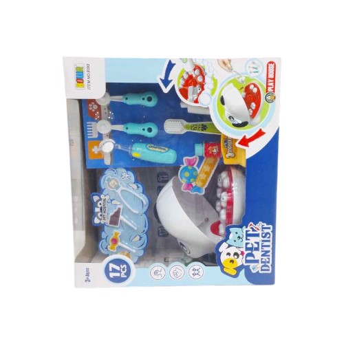 DANNYHOME PET DENTIST PLAY SET 17PCS