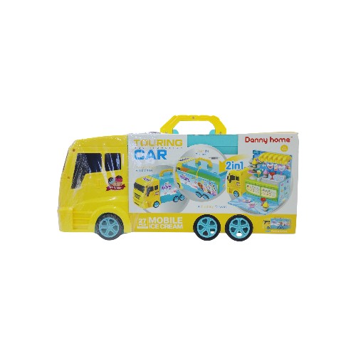 DANNYHOME MOBILE ICE CREAM CAR 2IN1 SET 27PCS