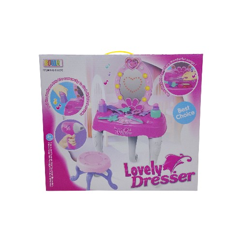 DANNYHOME KIDS BEAUTY PLAY SET W LIGHTS 19PCS