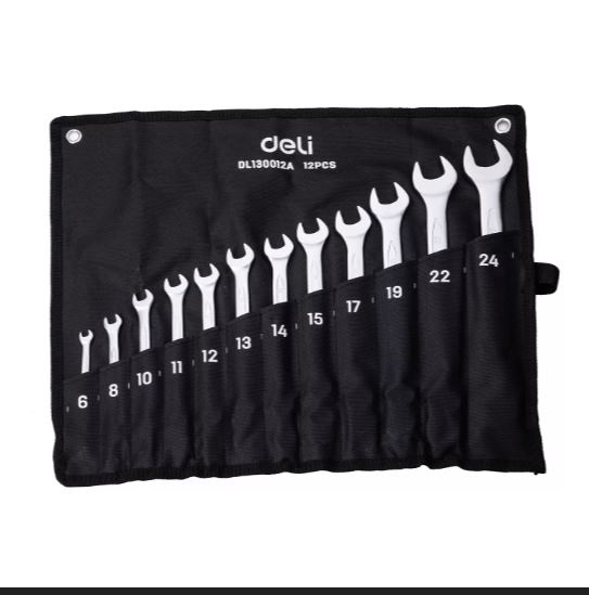 COMBINATION SPANNER SET 12 PCS DELI