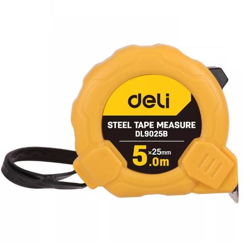 STEEL MEASURING TAPE 5MX25MM YW DELI