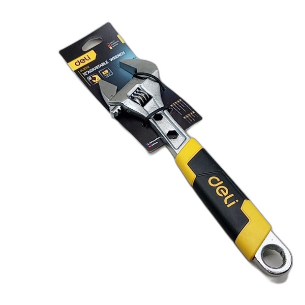 DELI ADJUSTABLE WRENCH 12IN