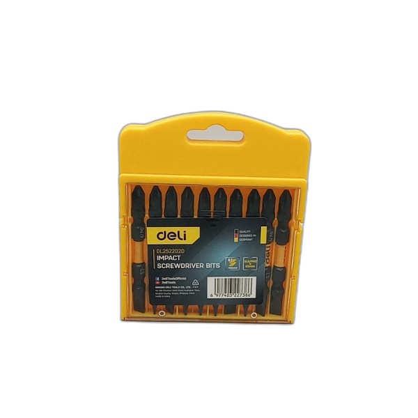 DELI DUAL HEAD SCREWDRIVER BITS 10PCS