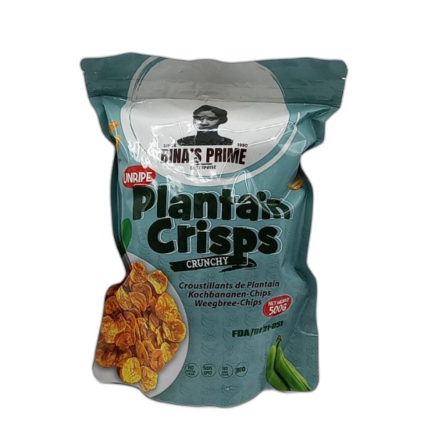 BINAS PRIME PLANTAIN CHIPS 500G