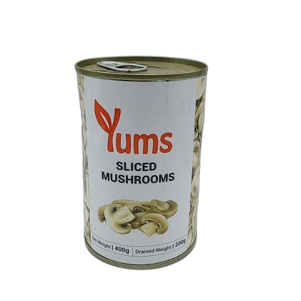 YUMS SLICED MUSHROOMS 400G