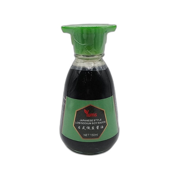 YUMS LOW SODIUM SOY SAUCE 150ML