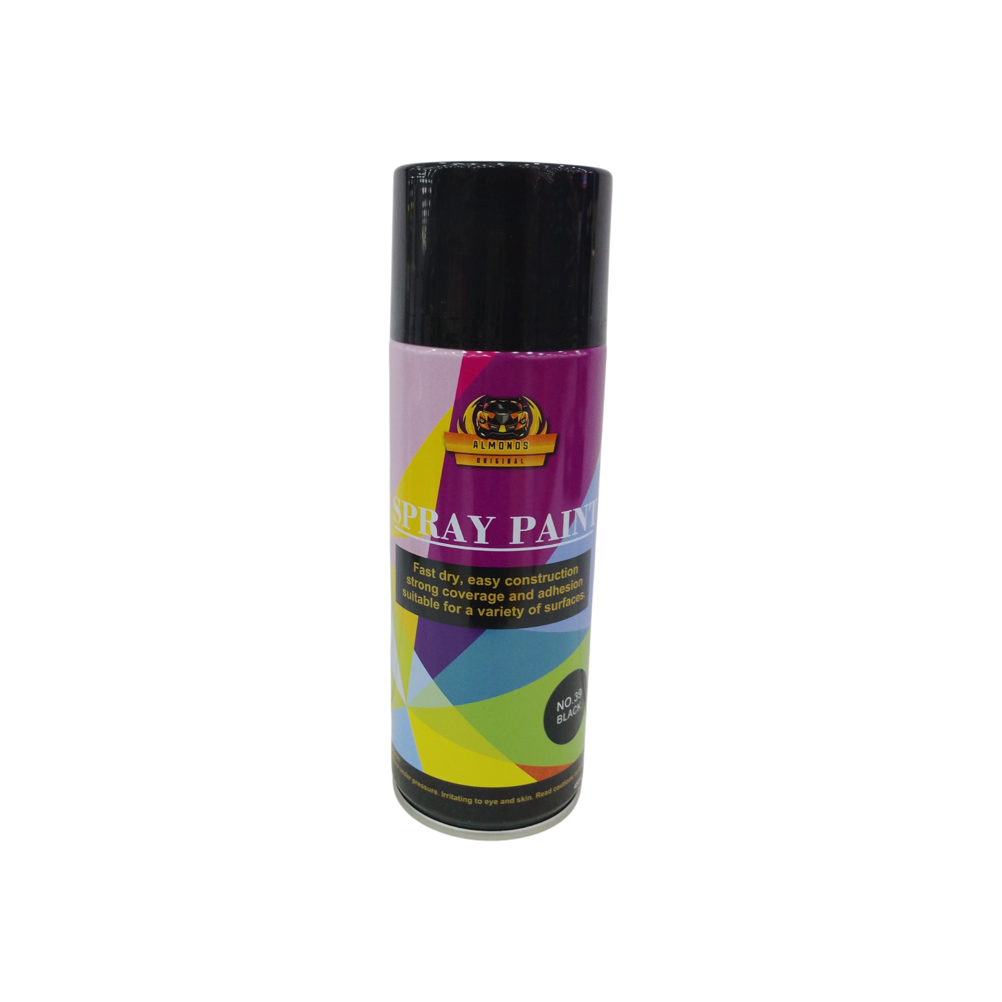 ALMOND SPRAY PAINT BLACK 450ML