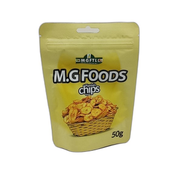 PLANTAIN CHIPS RIPPED 50G MGF