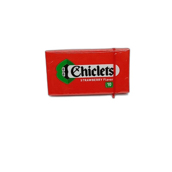 CHICLETS STRAWBERRY GUM 14.5G
