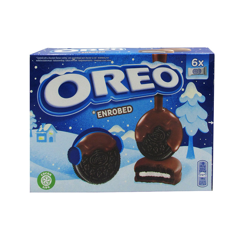 OREO MILK CHOCOLATE COATED BISCUITS 6X41G