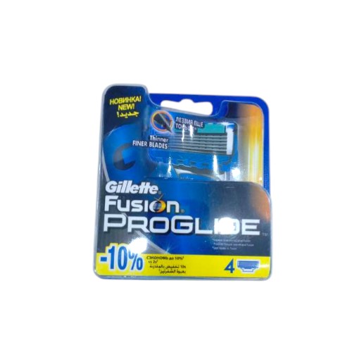 GILLETTE FUSION PROGLIDE BLADES 4PCS