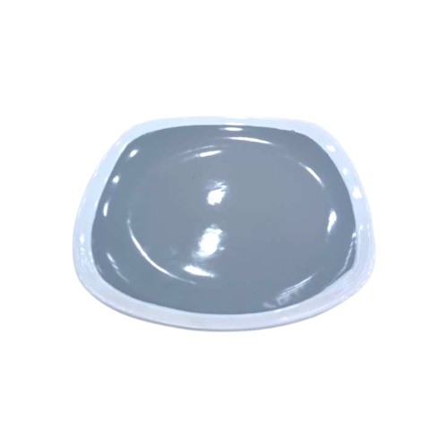 PLATE CERAMIC 22CM 18AWW007-2 GREY