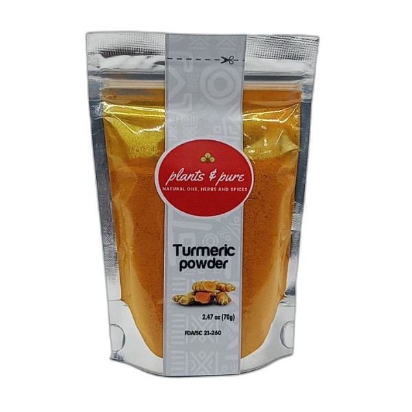 PLANTS&PURE TURMERIC POWDER 70G