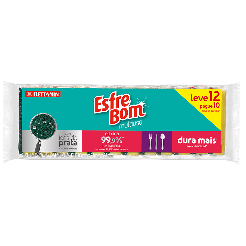 BETTANIN SPONGE 12PCS ABRASSIVE