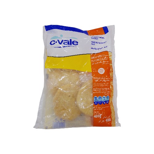 CVALE BREADED CHICKEN BURGERS 480G