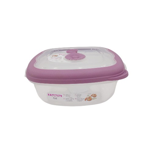 SANREMO SQUARE PLASTIC CONTAINER 920ML