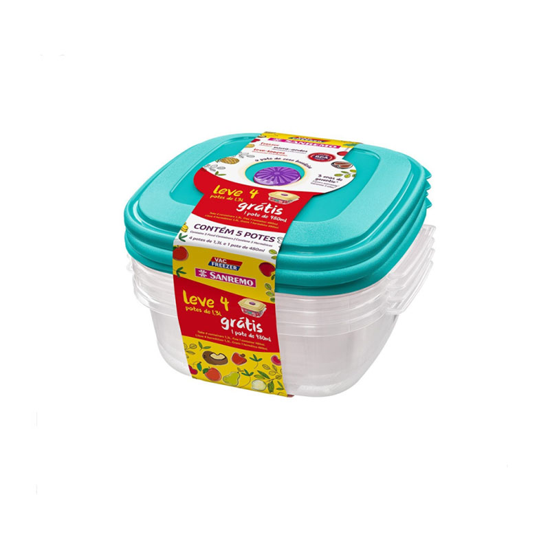 SANREMO PLASTIC T5P4 CONTAINER SET
