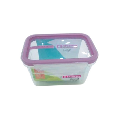 SANREMO PLASTIC CONTAINER W LOCK 537ML