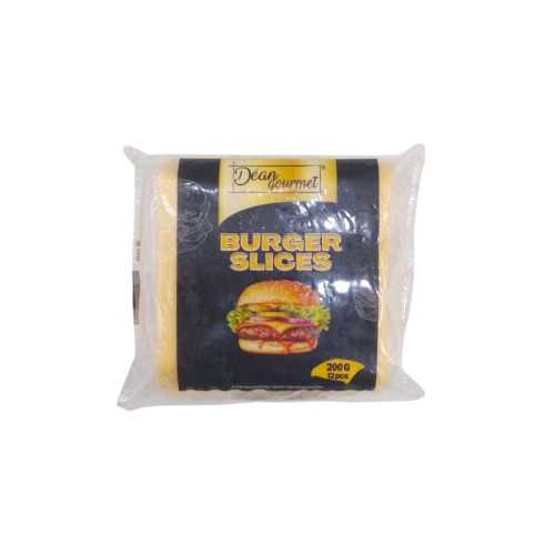 DEAN GOURMET BURGER CHEESE SLICES 200G