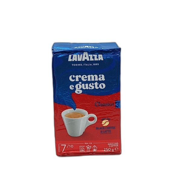 LAVAZZA GROUND COFFEE CREMA GUSTO 250G