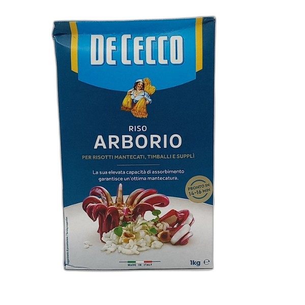 DE CECCO ARBORIO RICE 1KG