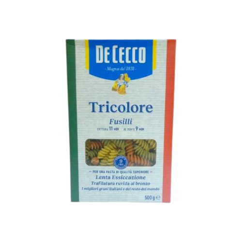 DE CECCO TRICOLORE FUSILLI 500G