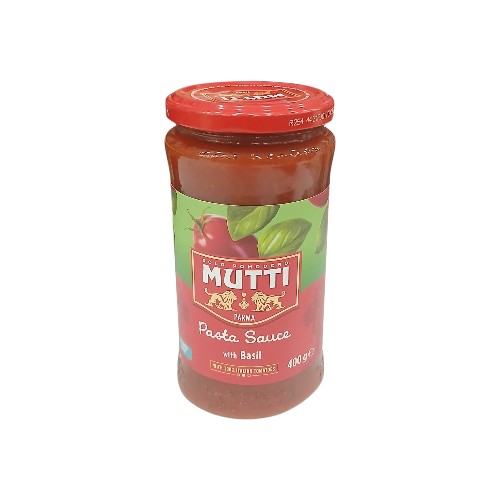 MUTTI ROSSORO BASIL TOMATOES 400G