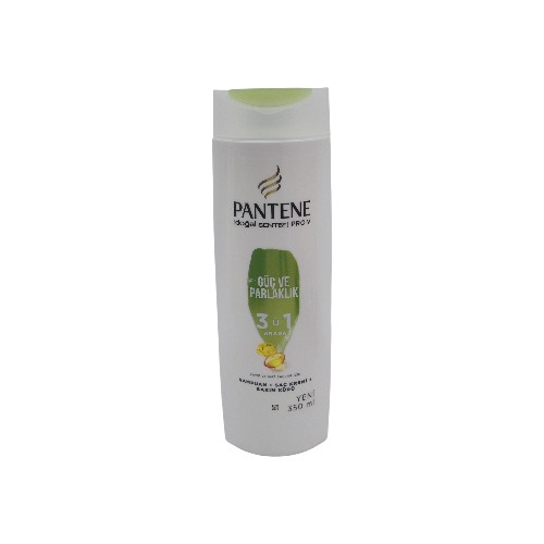 PANTENE SHAMPOO 350ML 3IN1 STRENGTH AND SHINE