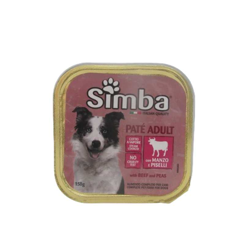 SIMBA DOG FOOD BEEF&PEAS 150G