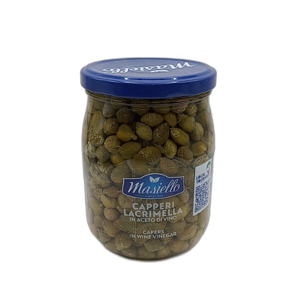 MASIELLO CAPERS IN VINEGAR 580ML