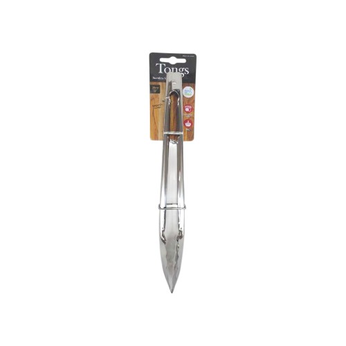UBL STAINLESS STEEL TONGS 30CM