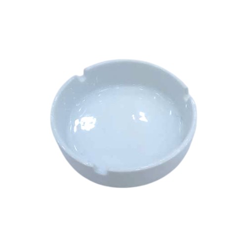 UBL ASHTRAY WHITE PORCELAIN 10CM