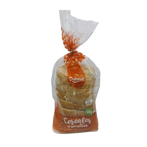 DULCESOL CEREAL SLICED BREAD 675G