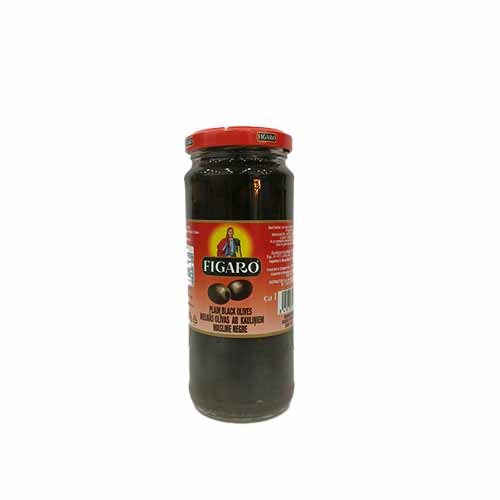 FIGARO PLAIN BLACK OLIVES 340G