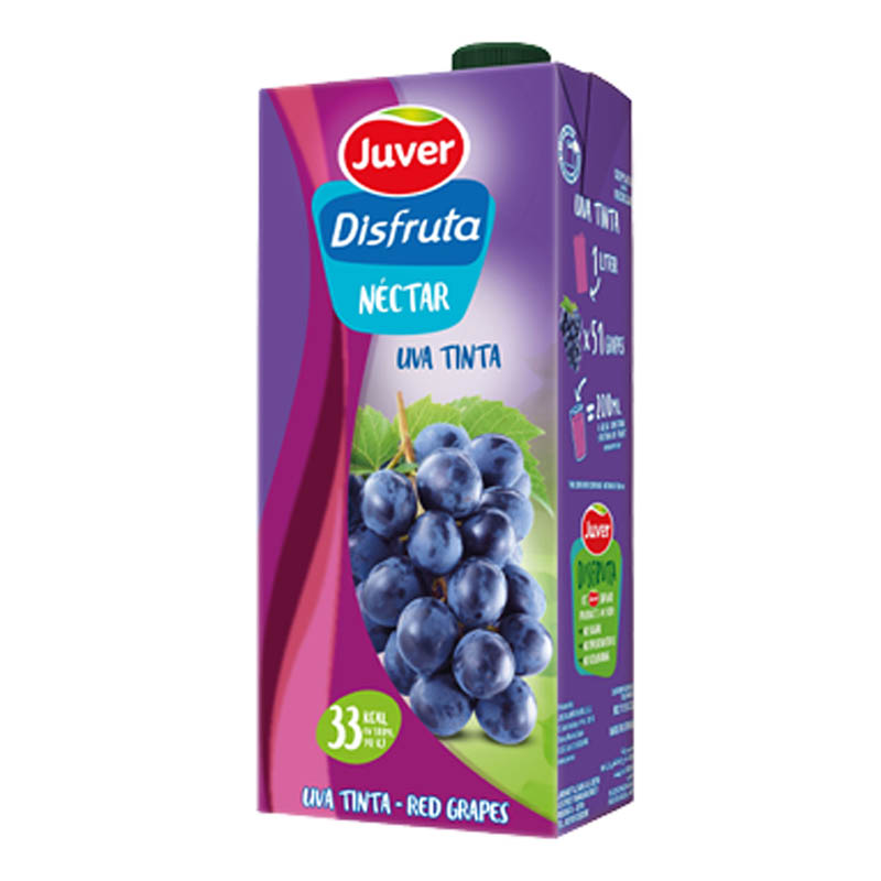 JUVER DISFRUTA RED GRAPE JUICE 1L